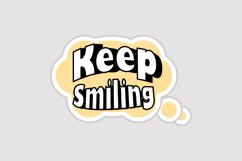 Keep Smiling Message Stickers, Enhancing Communications Product Image 1