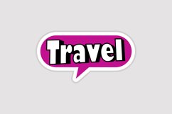 Travel Message Stickers, Enhancing Communications Product Image 1