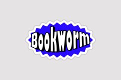 Bookworm Message Stickers, Enhancing Communications Product Image 1