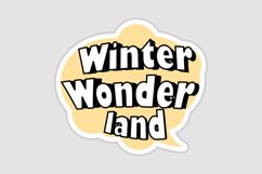 Winter Wonderland Message Stickers, Enhancing Communications Product Image 1
