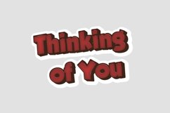 Thinking of You Message Stickers, Enhancing Communications Product Image 1