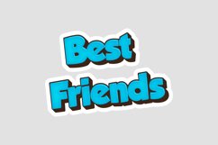 Best Friends Message Stickers, Enhancing Communications Product Image 1