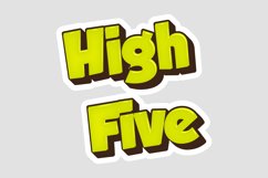 High Five Message Stickers, Enhancing Communications Product Image 1