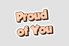 Proud of You Message Stickers, Enhancing Communications Product Image 1