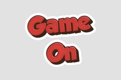 Game On Message Stickers, Enhancing Communications Product Image 1
