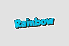 Rainbow Message Stickers, Enhancing Communications Product Image 1