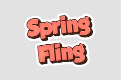 Spring Fling Message Stickers, Enhancing Communication Product Image 1
