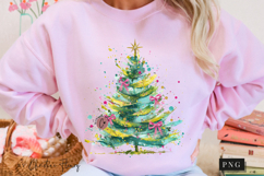 Brush Stroke Christmas Tree PNG Product Image 10