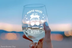 wine glass cut file