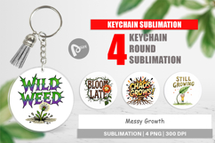 Messy Growth Blooming Keychain Product Image 1