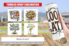 Messy Growth Blooming Tumbler Product Image 1