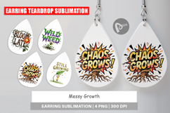 Messy Growth Blooming Earring Product Image 1