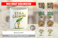 Messy Growth Blooming Mug Wrap Product Image 1