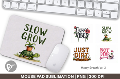 Messy Growth Blooming Mouse Pad Product Image 1