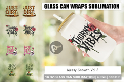 Messy Growth Blooming Glass Can Product Image 1