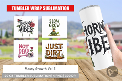 Messy Growth Blooming Tumbler Product Image 1