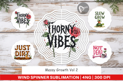 Messy Growth Blooming Wind Spinner Product Image 1