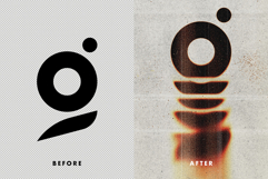 Messy Print Text &amp; Logo Effect Product Image 5