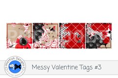Messy Valentine Tags 3- Set of 20 Product Image 4