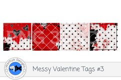 Messy Valentine Tags 3- Set of 20 Product Image 5