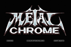 Metal Chrome Text &amp; Logo Effect Product Image 1