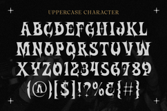 Onemore - Black Metal with Y2K Flair Display Font Product Image 2