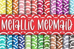 Metallic Mermaid Scales Digital Papers Product Image 1