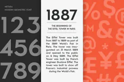Metara - Modern Geometric Font Product Image 2