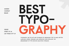 Metara - Modern Geometric Font Product Image 8