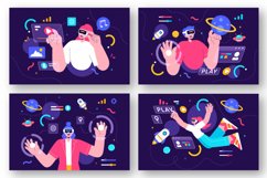 9 Virtual Reality Metaverse Illustration Product Image 3