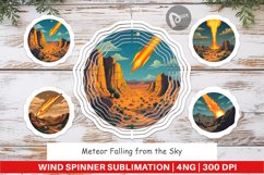Wind Spinner Falling Meteor Product Image 1
