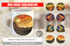 Mug Wrap Falling Meteor Product Image 1