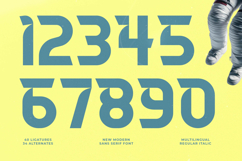 Meteor Horizon - Modern Sans Serif Font Product Image 12