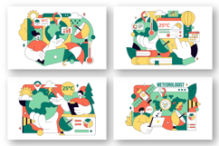 10 Meteorologist Vector Illustration Product Image 2