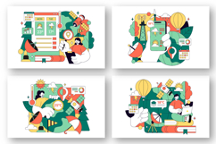 10 Meteorologist Vector Illustration Product Image 3