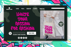 Metro Marks - Thick Graffiti Font Product Image 4