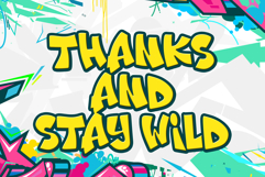 Metro Marks - Thick Graffiti Font Product Image 8