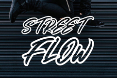 Metro Venom - Outlined Brush Graffiti Font Product Image 7