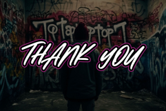 Metro Venom | Monoline Graffiti Webfont for Clean Urban Product Image 4