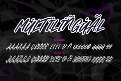 Metro Venom | Monoline Graffiti Webfont for Clean Urban Product Image 6