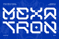 Mexatron - Sci-Fi Display Font Product Image 1