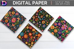 Mexican Flower Digital Paper Product Image 1