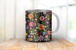 Mexican Flower Digital Paper Bundle Product Image 2
