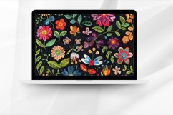 Mexican Flower Digital Paper Bundle Product Image 4