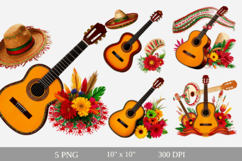 Mexican Fiesta Clipart Colorful Celebration Art Product Image 4