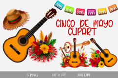 Mexican Fiesta Clipart Colorful Celebration Art Product Image 5