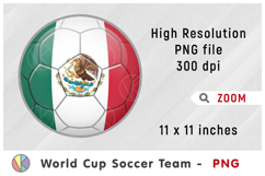 Mexico National Team Soccer Ball. World Cup 2026 Product Image 1