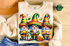 Cinco De Mayo Gnomes Sublimation, Mexican PNG, Fiesta PNG Product Image 1