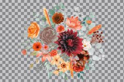 Colours of Mexico flower bouquet wedding invitation template Product Image 15