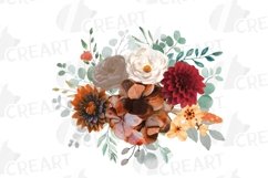 Colours of Mexico flower bouquet wedding invitation template Product Image 13